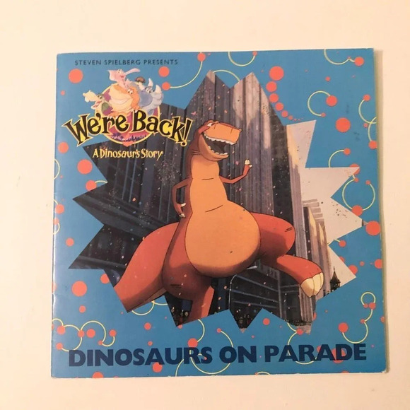 Vtg 1993 Steven Spielberg Presents Were Back Dinosaurs on  Parade - Picture 14 of 14